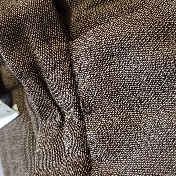 Vintage 90s Talbots petites Brown wool tweed High waisted pants Made in … - Picture 7 of 17